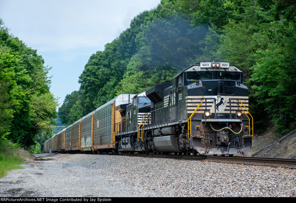 NS 1223 leads 179 south at South Fork